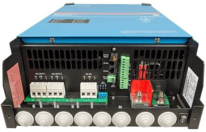 VIG Victron Energy MultiPlus-II maitinimo adapteris / inverteris Vidaus 5000 W Juoda, Mėlyna