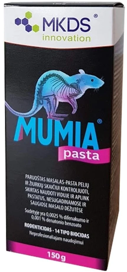 Mkds Graužikų nuodai MUMIA, pasta, 150 g