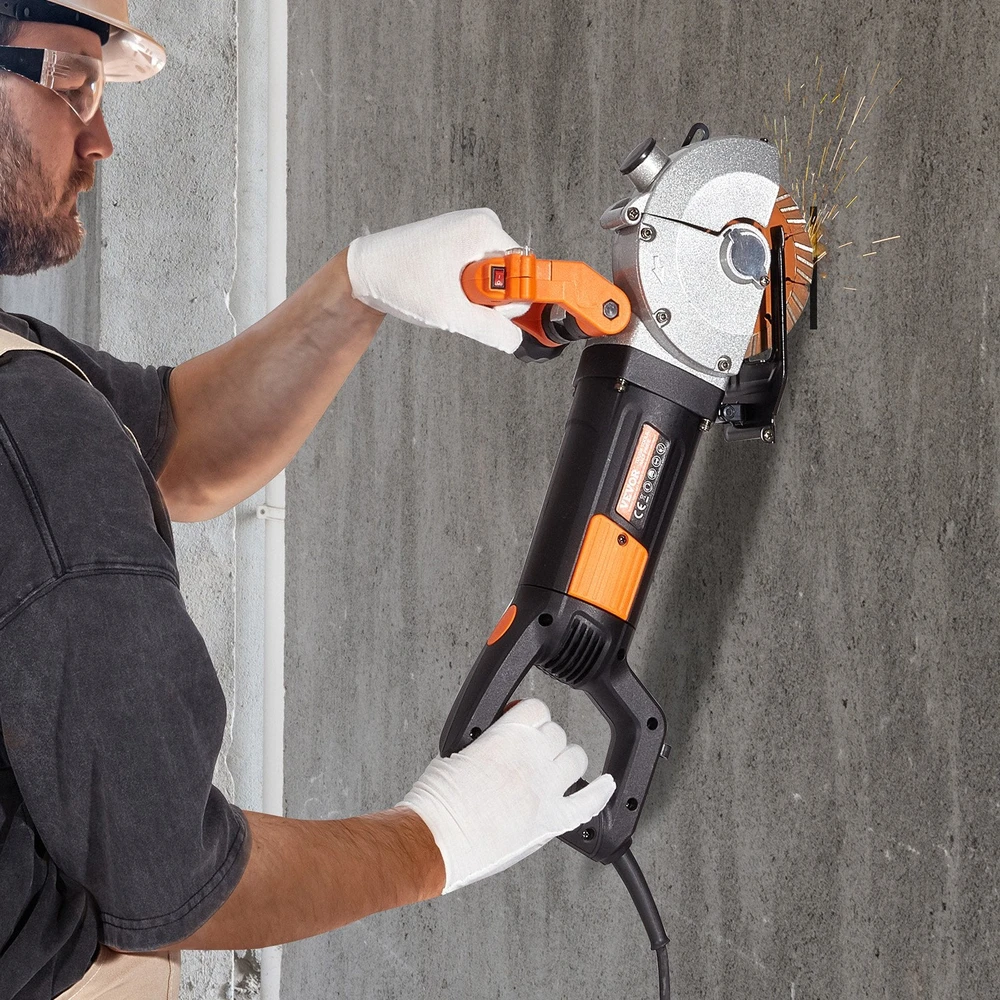VEVOR 42 mm elektrinė sienų freza griovių pjovimo mašina 4800 W