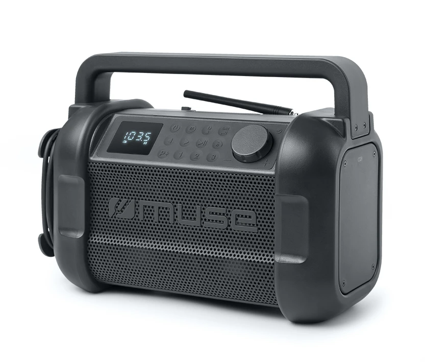 Muse | M-928 FB | Radio Speaker | Atsparus vandeniui | Bluetooth | Belaidė jungtis | Portable | NFC features | Juodas