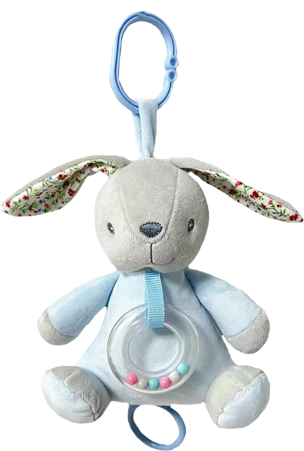 Tulilo Muzikinis žaislas triušiukas Axiom, 18 cm, mėlynas