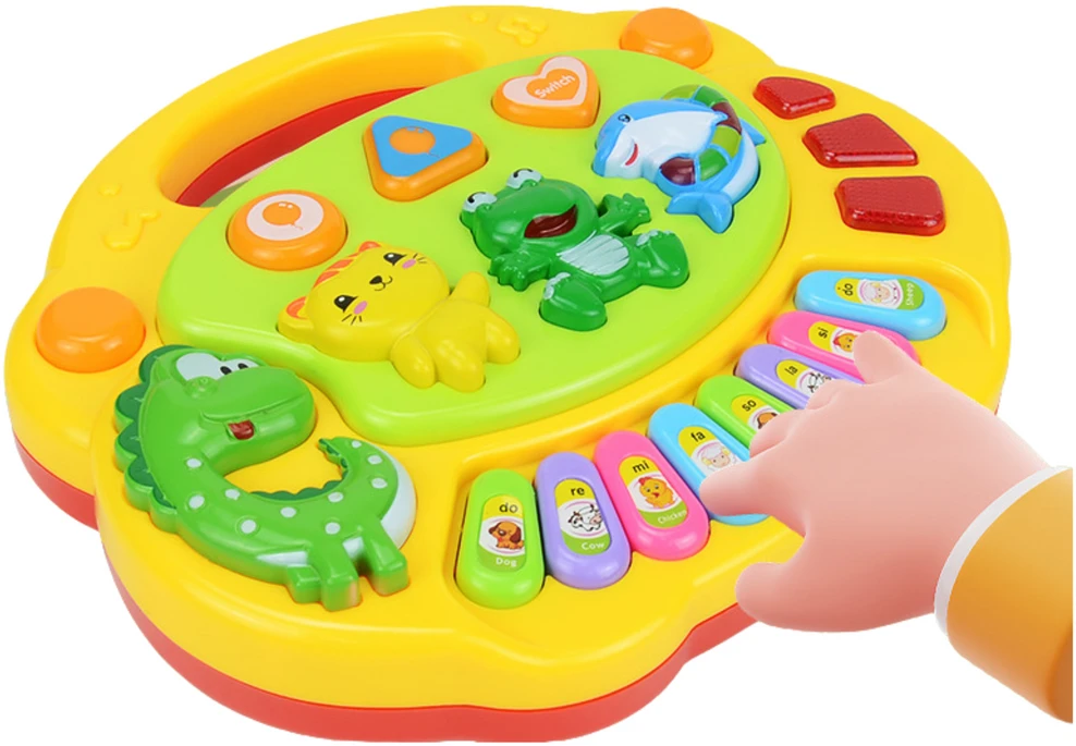 Lean Toys Interaktyvus edukacinis žaidimas fortepijono muzika vaikams