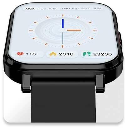 mPTech Sp. z o.o. Išmanusis laikrodis myPhone Watch LS, juoda