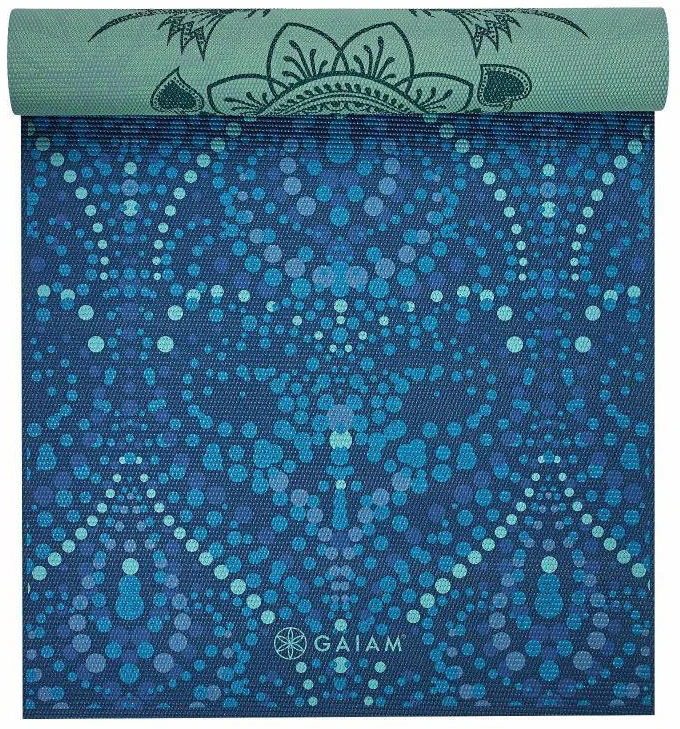 Aktivo Mystic 6 mm dvipusis jogos kilimėlis GAIAM 62899
