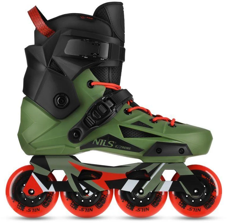Nils Extreme NA1601 Žalias SLALOM INLINE SKATES SLAYD