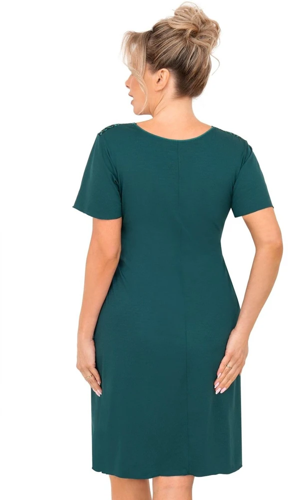 Naktinukai su nėriniuota viršutine dalimi žalios spalvos Donna