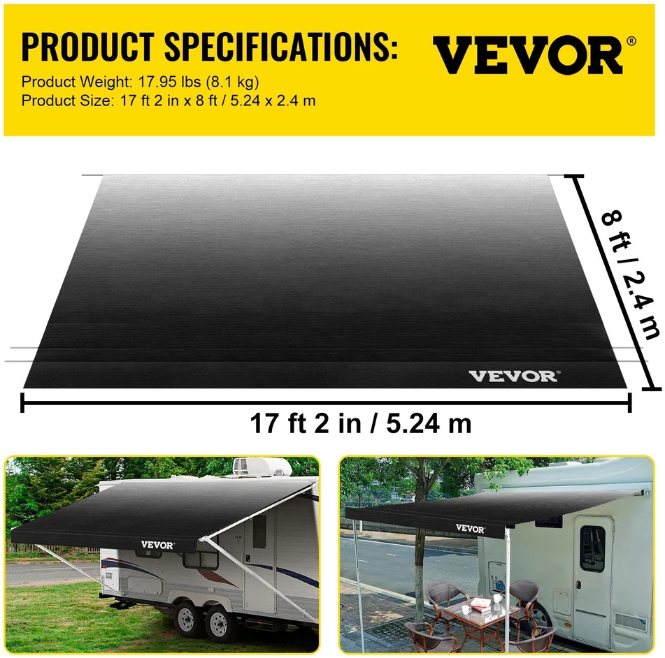 VEVOR RV tentas keičiamas tentas 18 pėdų