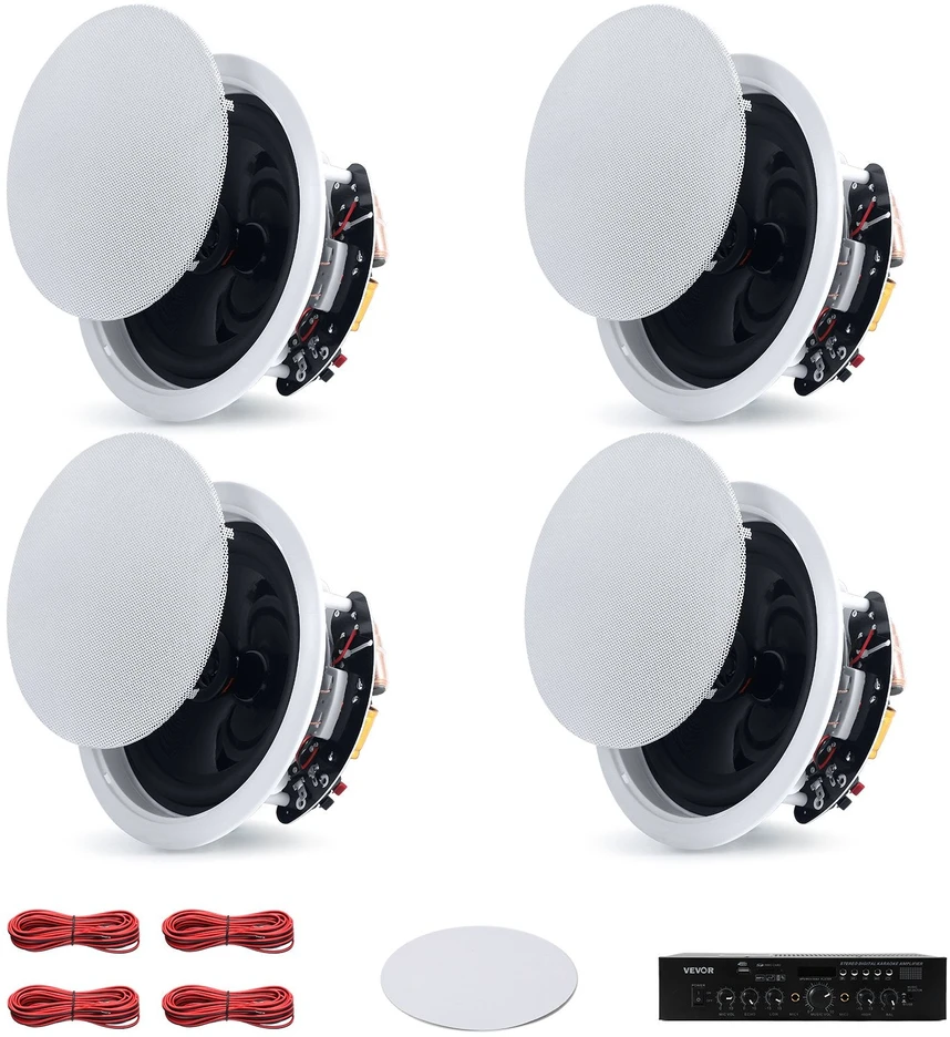 VEVOR Bluetooth lubinės įleidžiamos kolonėlės, 4 vnt.