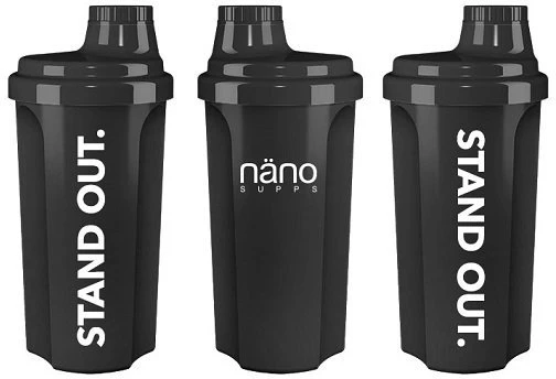 Nanosupps shakeris NANOBCAA 500 ml