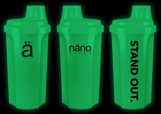 Nanosupps shakeris NANOBCAA 500 ml