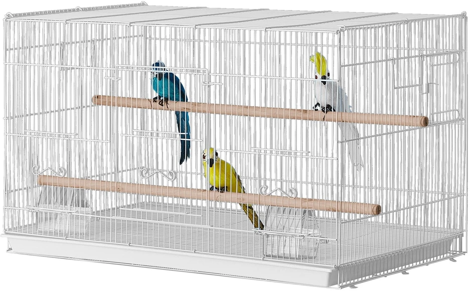 VEVOR Paukščių skrydžio narvas 46 cm baltas