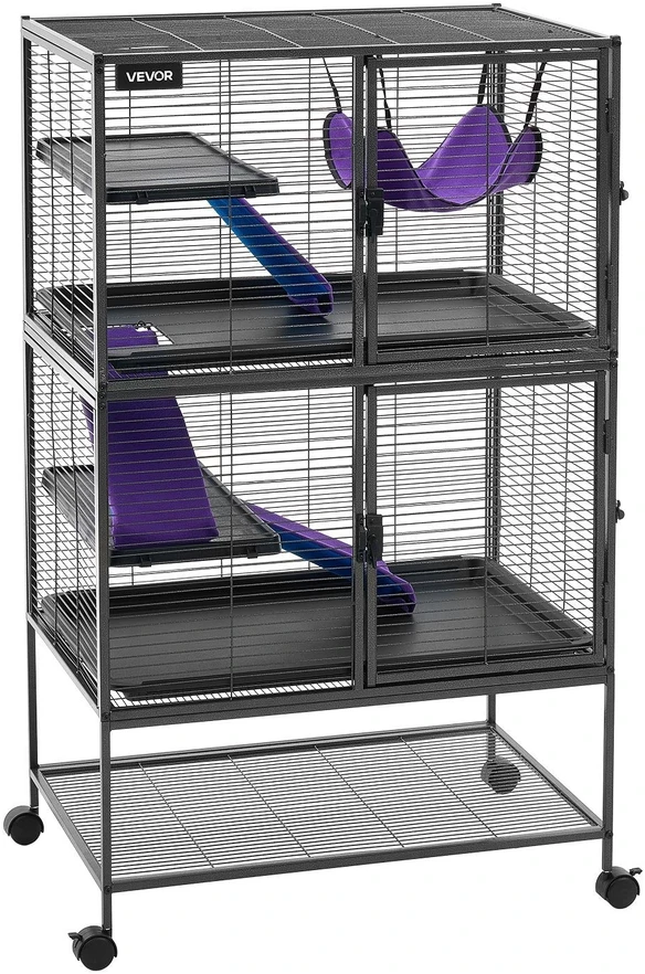 VEVOR Metalinis narvas smulkiems gyvūnams 130 cm