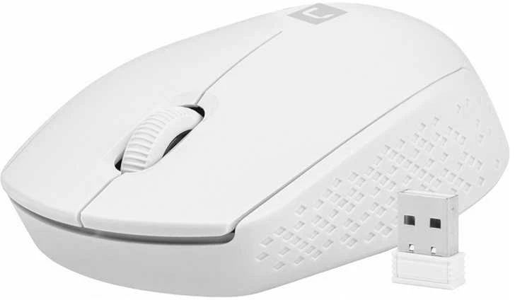 Belaidis Pelė - NATEC Stork Optinė 1600 DPI Ambidextrinė Balta