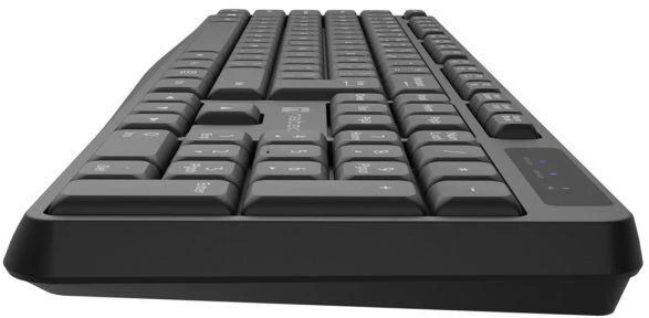 Natec | Klaviatūra ir pelė | Squid 2in1 Bundle | Klaviatūros ir pelės rinkinys | Wireless | Belaidė jungtis | US | Juodas