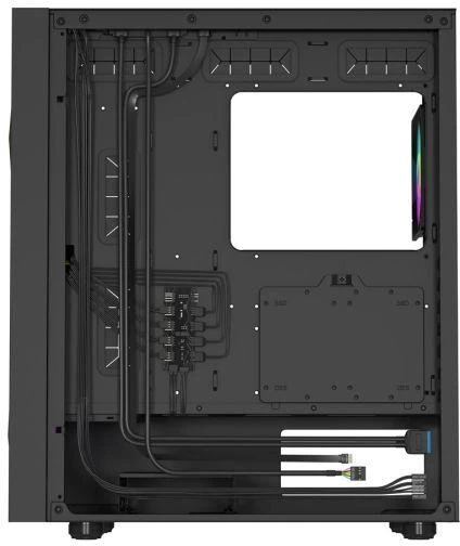 NATEC Genesis PC Case Diaxid 605 juodas ARGB