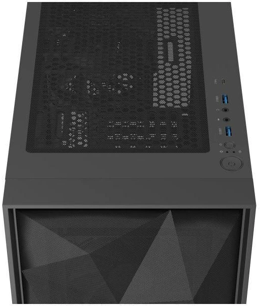 NATEC Genesis PC Case Diaxid 605F juodas