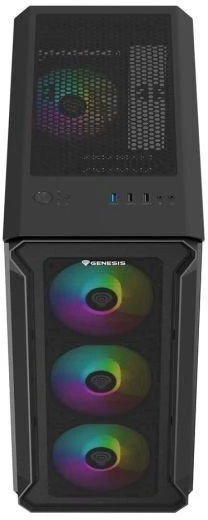 Ausinės NATEC Genesis Irid 503 ARGB NPC-1559 korpusas (Micro ATX, Mini ITX; juodas)
