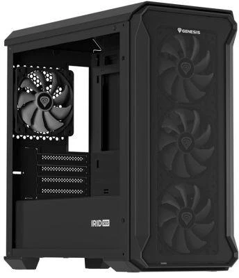 Ausinės NATEC Genesis Irid 503 ARGB NPC-1559 korpusas (Micro ATX, Mini ITX; juodas)