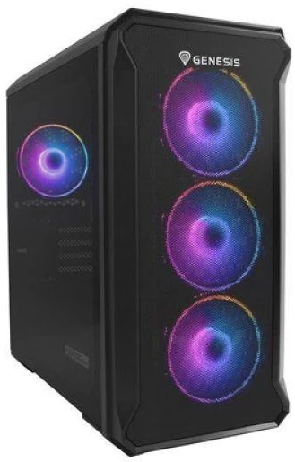 Ausinės NATEC Genesis Irid 503 ARGB NPC-1559 korpusas (Micro ATX, Mini ITX; juodas)