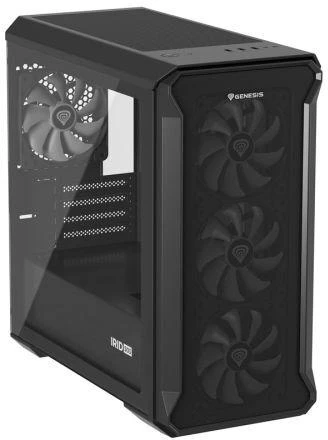 Ausinės NATEC Genesis Irid 503 ARGB NPC-1559 korpusas (Micro ATX, Mini ITX; juodas)