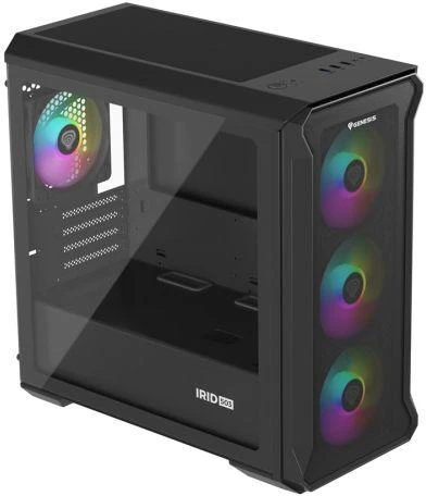 Ausinės NATEC Genesis Irid 503 ARGB NPC-1559 korpusas (Micro ATX, Mini ITX; juodas)