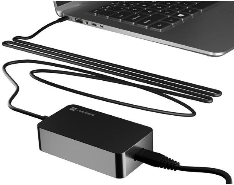 NATEC CHARGER POWER SUPPLY GRAYLING USB-C 65W