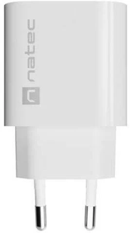 Natec Ribera 18W USB-A, baltas