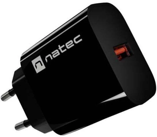 Natec Ribera 18W USB-A juodas