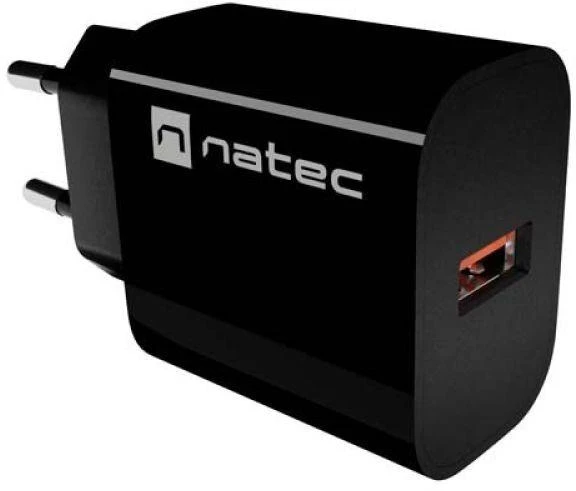 Natec Ribera 18W USB-A juodas