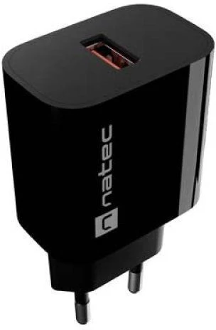 Natec Ribera 18W USB-A juodas