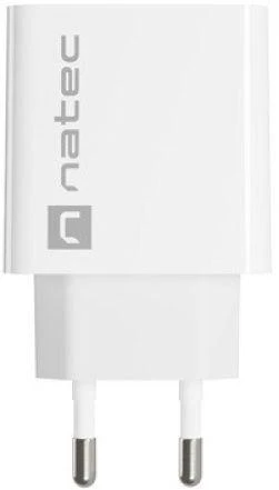 NATEC USB įkroviklis Ribera USB-A 18W baltas