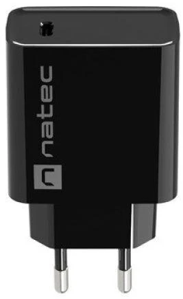 NATEC USB įkroviklis Ribera USB-C 20W Power Delivery juodas