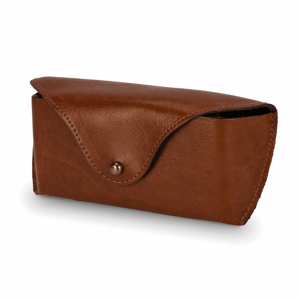 Kelioninis Solier Accessories Genuine leather spectacle case Solier SA37 camel