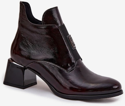 Natūralios odos aulinukai su kulnu Step in style