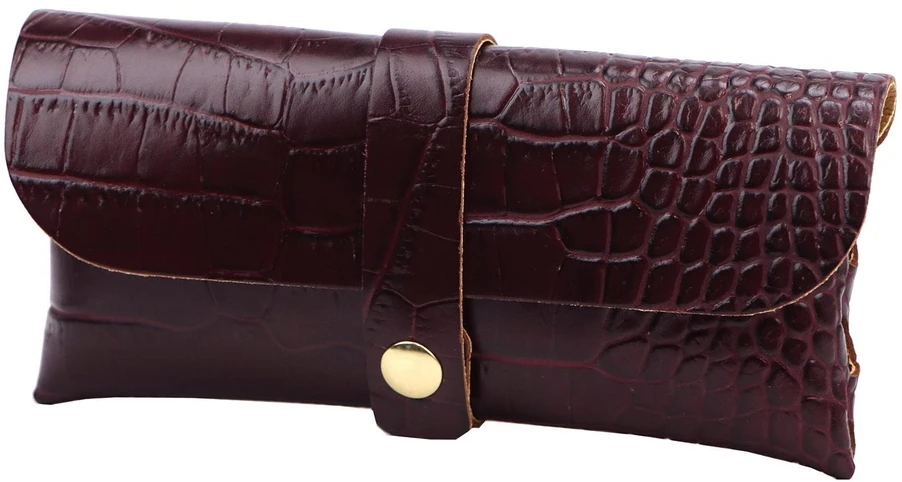 Skórzane etui na okulary Florence ET-01 CROCO