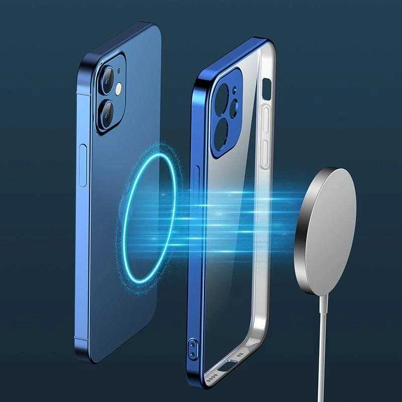 Joyroom New Beauty Series ultra plonas with electroplated frame iPhone 12 Pro Max dėklas telefonui aukso spalvos (JR-BP744)