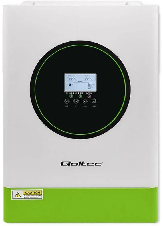 Qoltec Off-Grid 6200W 120A 48V hibridinis saulės inverteris