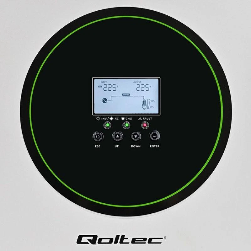 Qoltec Off-Grid 6200W 120A 48V hibridinis saulės inverteris