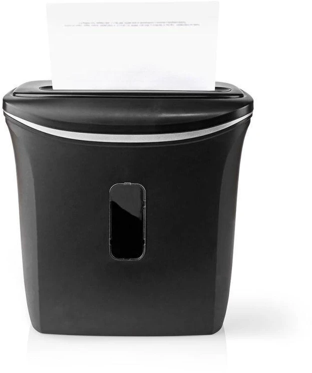 Nedis 12l DIN P-4 190W Juoda dokumentų smulkintuvas