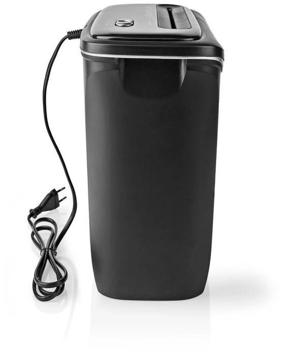 Nedis 12l DIN P-4 190W Juoda dokumentų smulkintuvas