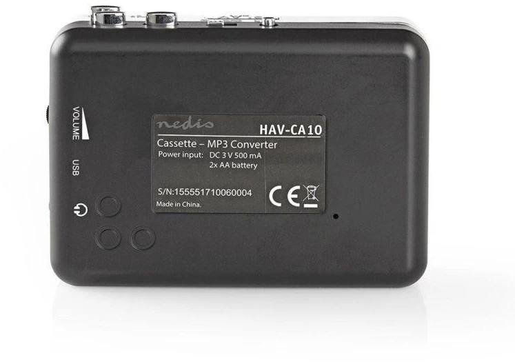 NEI Nedis ACGRU100GY MP3 / MP4 grotuvas Pilka
