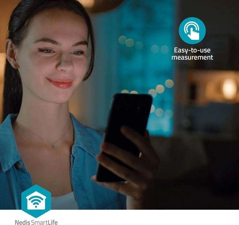 NEI Nedis BTHBP10WT kraujospūdžio matuoklis Viršutinė rankos dalis Automatinis 1 vartotojas(ai)