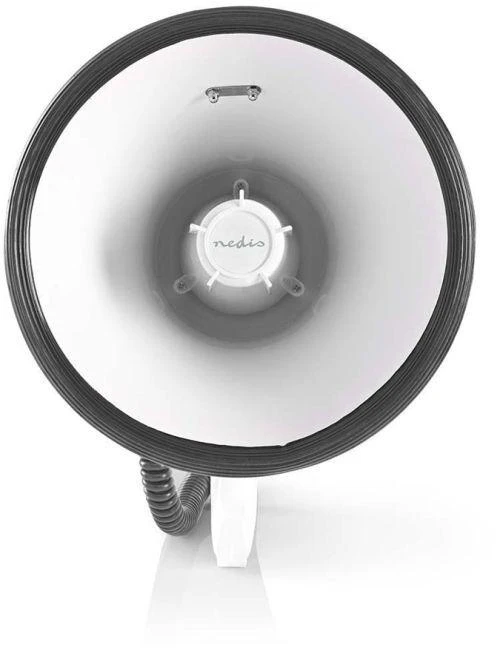 Nedis Megafonas 25W su nuimamu mikrofonu (nuotolis iki 1500 m)