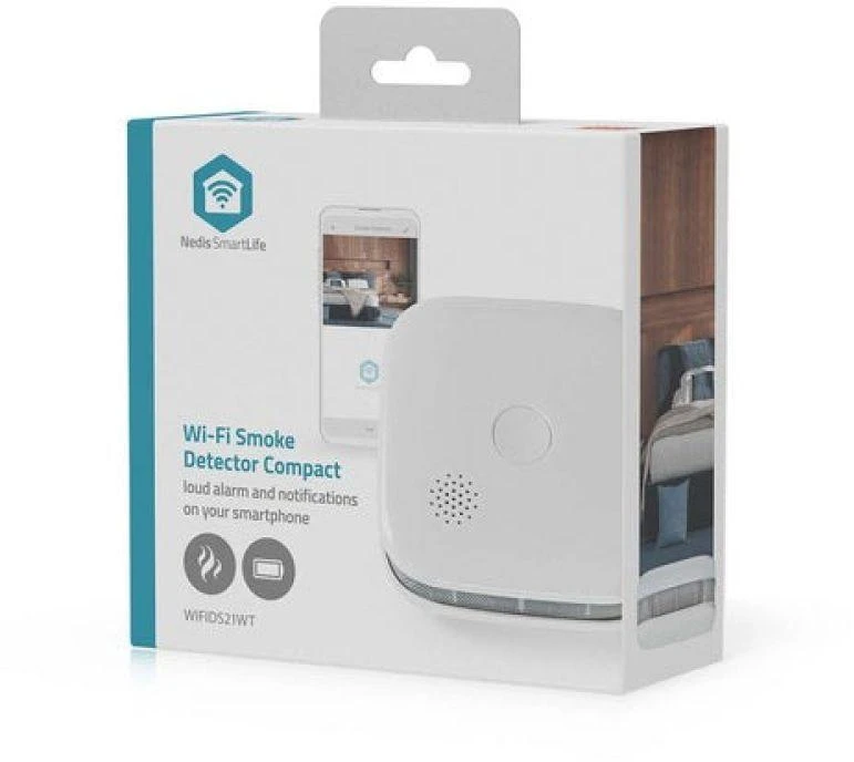 Dūmų jutiklis Nedis SmartLife WIFIDS21WT3 3 vnt.