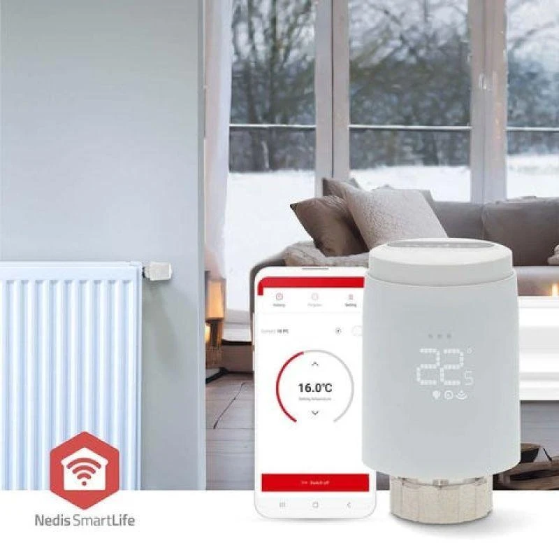 NEI Nedis ZBHTR20WT termostatas „ZigBee“ Balta