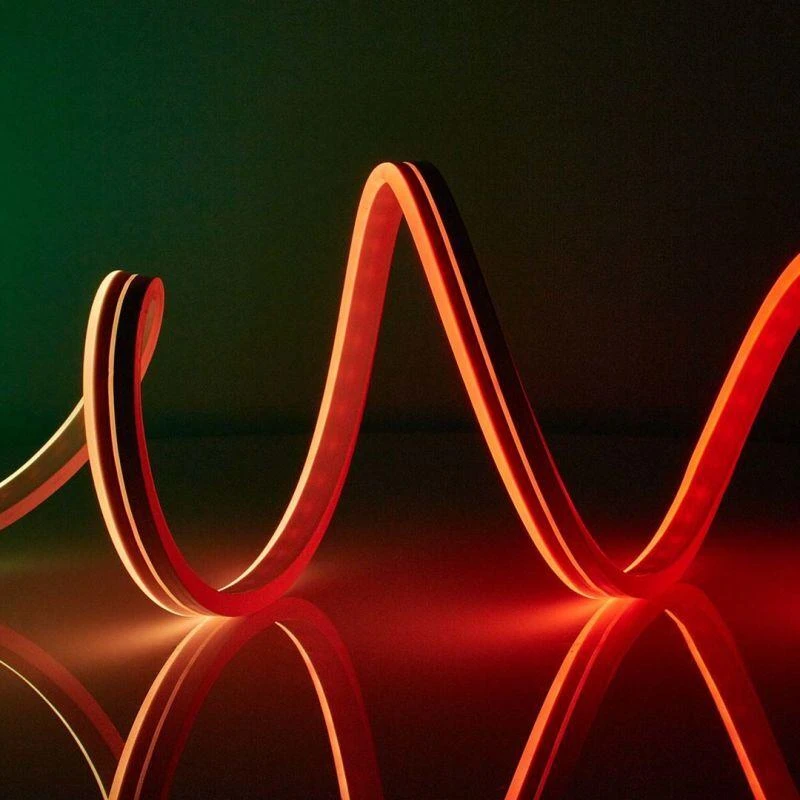 Nedis LED juostos komplektas NEON FLEX Wi-Fi, su pulteliu ir maitinimo šaltiniu 24V, 32W, 5m, 192lm/m, RGB IC skaitmeninė IP65