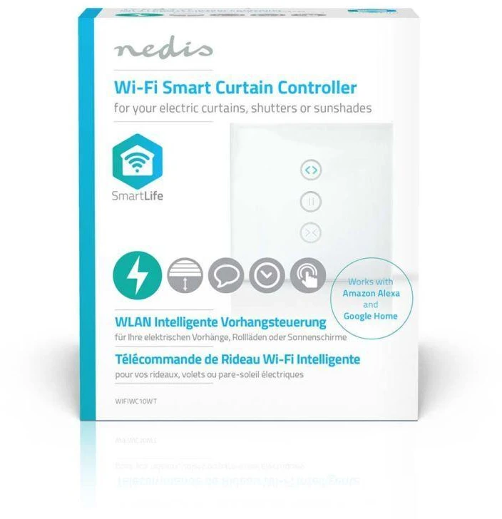 Nedis WIFIWC10WT išmaniųjų namų siųstuvas, laidinis ir belaidis, montuojamas ant sienos, WWAN
