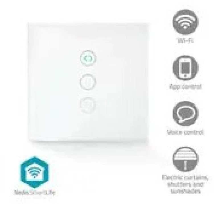 Nedis WIFIWC10WT išmaniųjų namų siųstuvas, laidinis ir belaidis, montuojamas ant sienos, WWAN