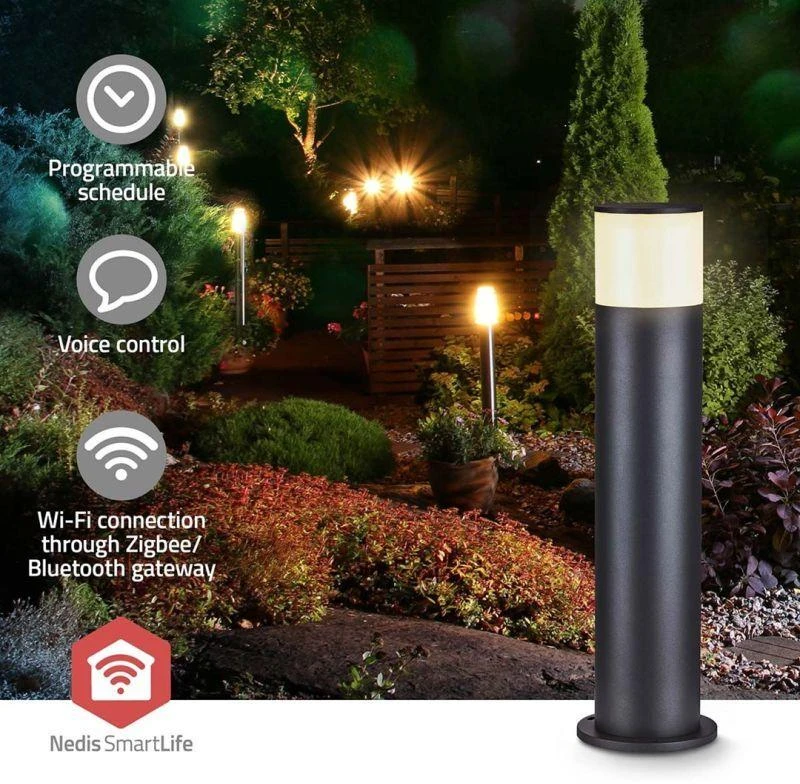 Nedis ZBLOP10RGBW Smartlife RGB Zigbee 3.0 10 + 4 W lauko šviestuvas