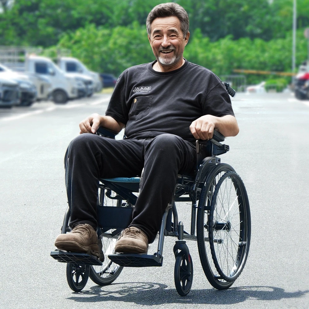 VEVOR Lengvas aliuminis neįgaliojo vežimėlis